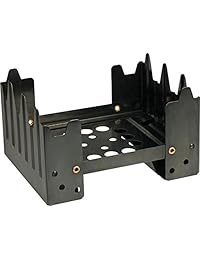 UST Estufa plegable, color negro