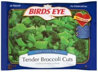 Birds Eye Select Vegetables Tender Broccoli Cuts, 14.4 Ounce -- 12 per case.
