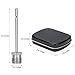 OUTGEAR 12 Pack Ball Pump Needles Inflating Needles with Tin Container Storage Box, US Standard Air Pump Needles Pack for Soccer Ball, Basketball, Volleyball or Other Inflatables Replacement, Black