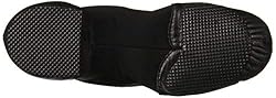 Bloch Girl's Neo-Flex Slip On Jazz Shoe, Black, 1.5