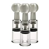 Vacuum Twist Suction Cupping Device Full Body Massage Care Rotating Cupping Magnet Massage Moisture Enlarger Cans Massage Cups 3 Pcs