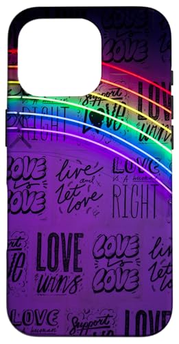 Prideful Love - LGBT Rainbow Respect Pride Gay Unity Support Case for iPhone 16…