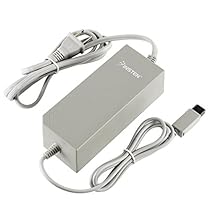 Insten Replacement AC Power Adapter Wii Travel Charger For Nintendo Wii Remote Control, White
