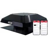 Quietcool AFR SMT PRO-2.0 Roof Mount Smart Attic Fan - 1922 CFM - Smart App Control - Thermostat and Humidistat - 20ft Power Cord - Plug-and-play - Two Speed