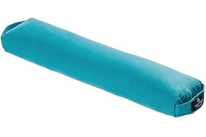 Hugger Mugger Pranayama Yoga Bolster - Very Firm, use Under Length of Spine for Deeper Breathing or Under Ankles, Handmade in The USA