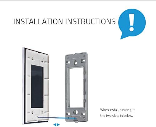 LIVOLO Clean Glass Wall Panel for Contact Operation