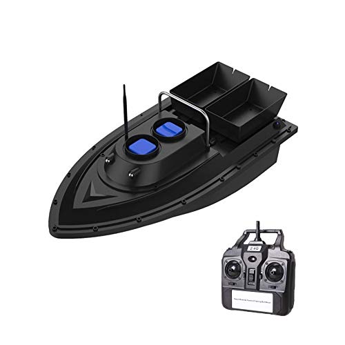 Angelköderboot, Dual Motor Fish Finder-Schiff, RC-Köderboot mit LED-Navigator-Licht, max Laden 1.5kg, RC-Entfernung 500m…