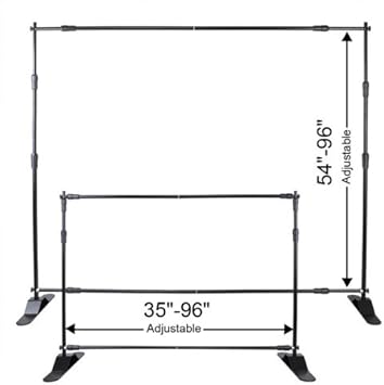 Amazon Com Portable 8 Ft Backdrop Stand For Photography Camera