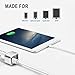 originAIM Lightning Cables 3-Pack/6-FT USB Charging MFi Cables For iPhone iPad iPod (WHITE)