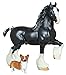 Breyer Traditional Shire Stallion & Corgi Dog (1:12 Scale)