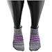 adidas Women's Superlite No Show Socks (6-Pair) -2020, Onix-Clear Onix Space Dye/Shock Purple/Glow Orange, Medium