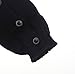HP95(TM) Kids Girl Crochet Knitted Lace Cuffs Leg Warmer Socks Winter Boot Socks (Black)
