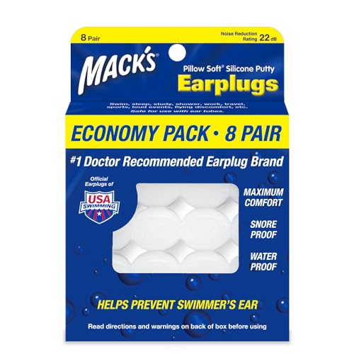 Mack's Pillow Soft Silicone Earplugs
