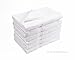 Linteum Textile (12-Pack, 20x40 in, White) Hotel-Quality Hair Towels, 100% Cotton