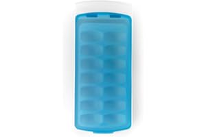 Oxo 1132080BL No Spill Ice Cube Tray, Blue/White