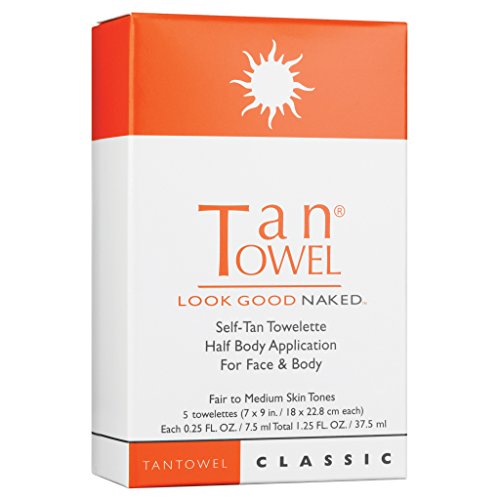 TAN TOWEL Half Body Classic Tanning Product