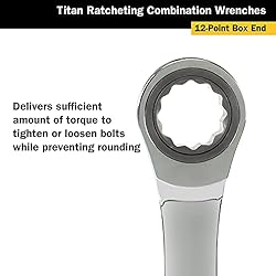Titan Tools - Sae Ratcheting Wrench 9/16