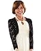 Modekini Women's Floral Lace Long Sleeves Cover Up Shrug