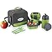 Pinnacle Thermoware Lunch Box Bag Set - Green, Unisex, Meal Holder, Stainless Steel