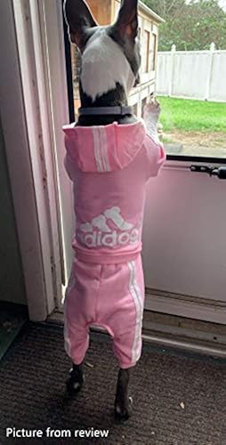 Idepet Cotton Adidog Dog Cat Hoody Cloth, XS, Pink in Bahrain