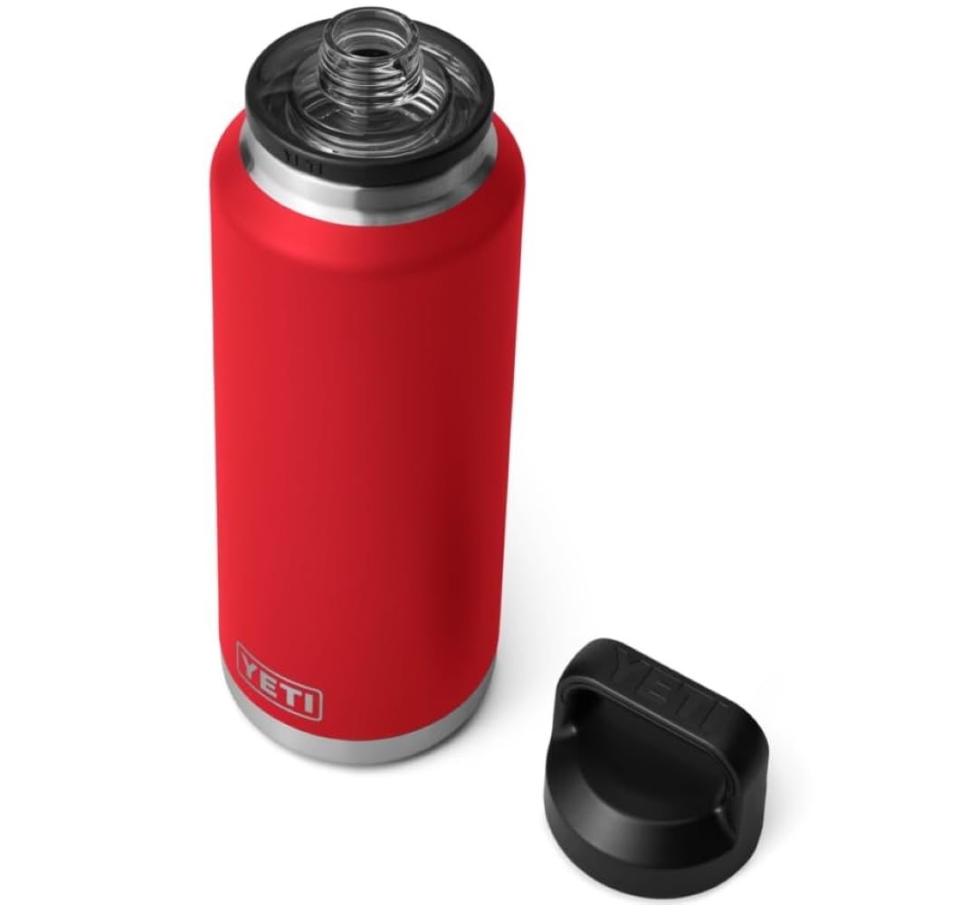 YETI Rambler Bottle Chug, Vaccum Insulated Stainless Steel Bottle with Leakproof Chug Cap, Rescue Red, 46 oz (1.3 L) — image 1