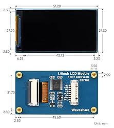 waveshare 1.9inch LCD Display Module 170×320