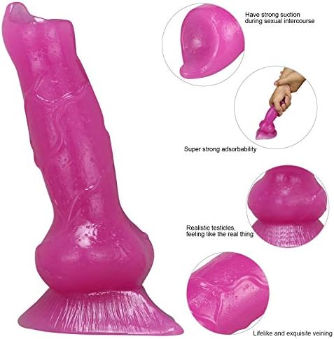 Huge Dild-o with Suction Cup, Realistic Dild-o-Giant of 19 cm with a Length of 17 cm Insertable, S-ex to-Ys for Women,Pink
