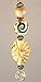 Sweep of Prairie Wheat Cream Lampwork Glass Ceiling Fan Pull Chain