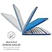 Snugg iPad Air 2 Keyboard, [Blue] Wireless Bluetooth Keyboard Case Cover 360° Degree Rotatable Keyboard for Apple iPad Air 2