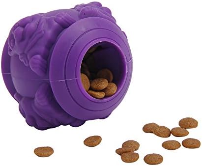 超お買い得大特価 餌入れ 文房具 オフィス用品 100 品質保証 パープル 犬用 食器 ストレス解消 正規品送料無料 ストレス解消 小 中型犬 早食い防止 おやつボール 犬 おもちゃ お留守番に 犬猫用フード 猫 A69q おやつボール 餌やり B085y645rp 知育玩具 運動不足