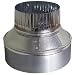HVAC Sheet Metal Duct Reducer 12" to 6" Crimped on Small End primary