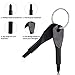 Keychain Screwdriver Set EDC Tool - Set of 2 Outdoor Pocket Mini Tool Pocket Screwdriver EDC Screwdriver Set Stainless Steel Screwdrivers Keychain with Flat and Phillips Head Screwdriver (Black)