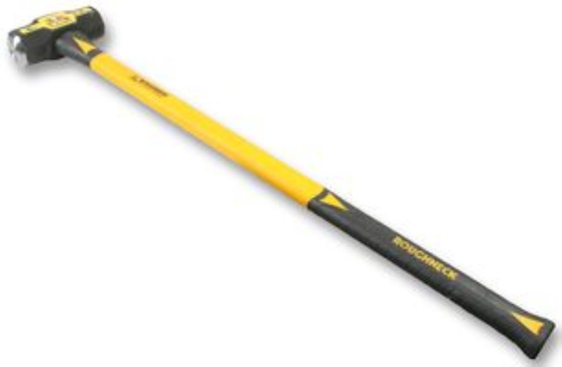 Roughneck ROU65631 Sledge Hammer Durable Fibreglass Handle 8lbs/3.6 kg