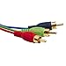 Cmple 3-RCA Component Video 1 Male to 2 Female RGB Splitter