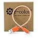 F-color iPhone 6 Charger, iPhone 6S Charger, 8 Inch Short Apple Certified Nylon Braided Cable Cord Compatible with iPhone 8 7 6S 6 Plus 5S 5, iPhone SE, iPad Air 2 Mini 4 3 iPad Pro Orange