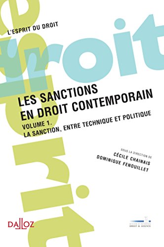 Les  sanctions en droit contemporain