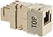 Leviton 40072-T2 2-Position Modular Adapter, Converts Two 66-Clip Contacts Into A 6-Position, 2-Conductor Modular Jack, (Tap -2)