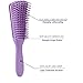 Messen Detangling Brush for Natural Black Hair Detangler for Afro America Textured 3a to 4c Kinky Curly Wavy Eliminate Knots While Exfoliating Your Scalp and Stimulate Blood Circulation(1 Pack,Purple)