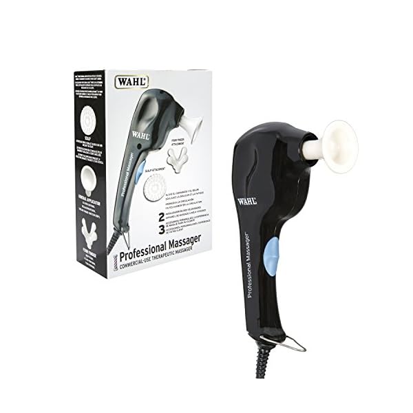Wahl Professional Massager, 3 Therapy Attachment Heads, Powerful, Lightweight and Quiet for Professional Barbers and…