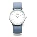 CIVO Watch Bands NATO Premium Ballistic Nylon Watch Strap Stainless Steel Buckle (Smoke Grey, 20mm)