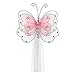 The Butterfly Grove Emily Butterfly Curtain Tieback for Baby, Pink Carnation, Small/5