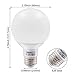 TORCHSTAR G25 LED Globe Light Bulbs, 5.5W Equivalent 60W, 500LM Dimmable, UL & Energy Star Listed, 2700K Soft White, Round Vanity Light Bulbs, Damp Rated, E26 Base, Pack of 3