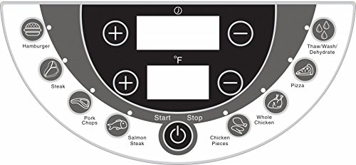 Sunpentown SO-2003 Turbo Digital Convection Oven with 8 Pre-Programmed Settings, one Size, Black