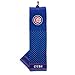 Team Golf MLB Chicago Cubs Embroidered Golf Towel Embroidered Golf Towel, Checkered Scrubber Design, Embroidered Logo