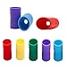 OBTANIM Tornado in A Bottle, 8 Pcs Tornado Tube Bottle Connector Cyclone Tube for Scientific Experiment (Random Color)