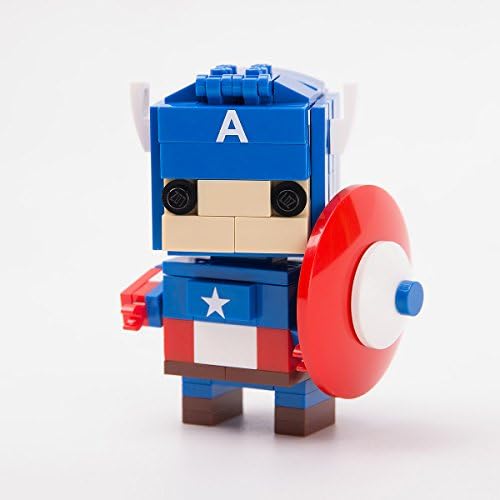Marvel superhero MiniBlocks- Captain America -Special Design Building Block Smaller Size More Creative DIY Educational Toys