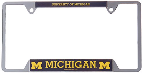 NCAA University of Michigan Metal License Plate Frame