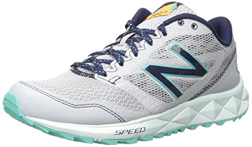 New Balance Women's 590 Trail Running Shoe, Grey/Navy, 8.5 B US