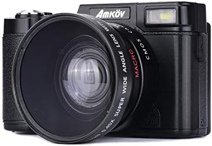 MonkeyClimb Amkov CDR2 24MP 1080P 4X Digital Zoom Camera with 3 Inch Rotatable TFT Screen 52mm Wide Angle Lens