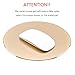 ProElife Premium Aluminum Metal Mouse Pad Mice Mat 8.66 inch (Round, Champagne Gold)